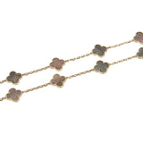 Van Cleef & Arpels Vintage Alhambra 20-Motif Necklace 18k Yellow Gold 0004000