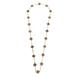 Van Cleef & Arpels Vintage Alhambra 20-Motif Necklace 18k Yellow Gold 0004000