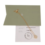 Van Cleef & Arpels Vintage Alhambra Diamond 18k Yellow Gold Pendant Necklace 0004197