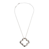 Van Cleef and Arpels Vintage Alhambra Diamond 18k White Gold Necklace