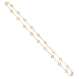 Van Cleef Arpels Vintage Alhambra Long Necklace 20 Motif Mother of Pearl 18k Gold 0003936