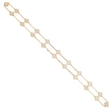 Van Cleef & Arpels Vintage Alhambra Long Necklace — 20 Motifs, 18K Yellow Gold & Mother-of-Pearl