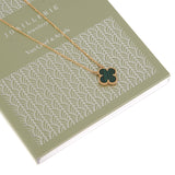 Van Cleef & Arpels Vintage Alhambra Malachite Pendant 18K Yellow Gold 0004033