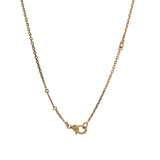 Van Cleef & Arpels Vintage Alhambra Malachite Yellow Gold Necklace 0004139