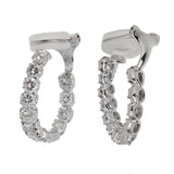 2ct Diamond Inside Out Hoop Earrings 0002560