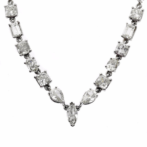 31 Carat Diamond Tennis Necklace 0000624