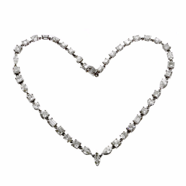 31 Carat Diamond Tennis Necklace 0000624