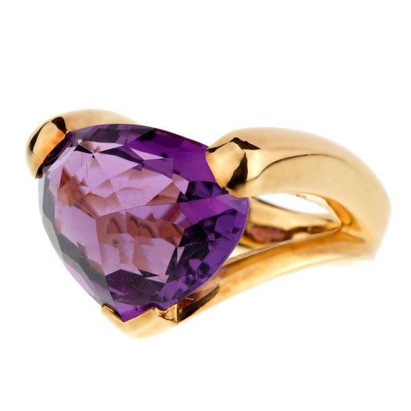 Antonini Amethyst Gold Cocktail Ring 0000894