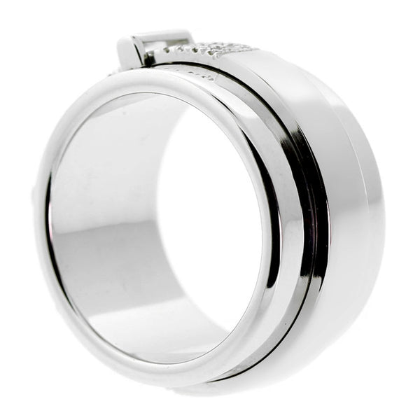 Asprey Diamond Cocktail White Gold Ring 0000296