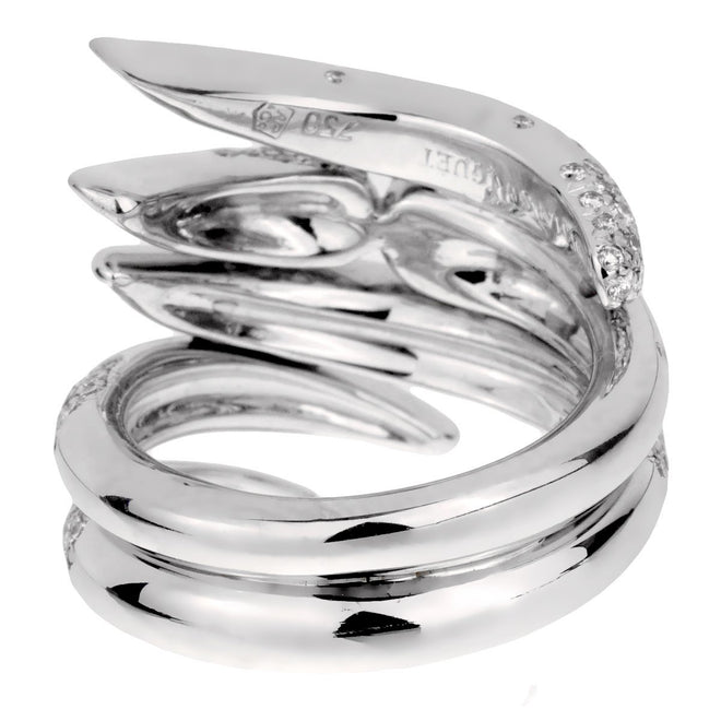 Audemars Piguet Diamond White Gold Cocktail Ring 0001945