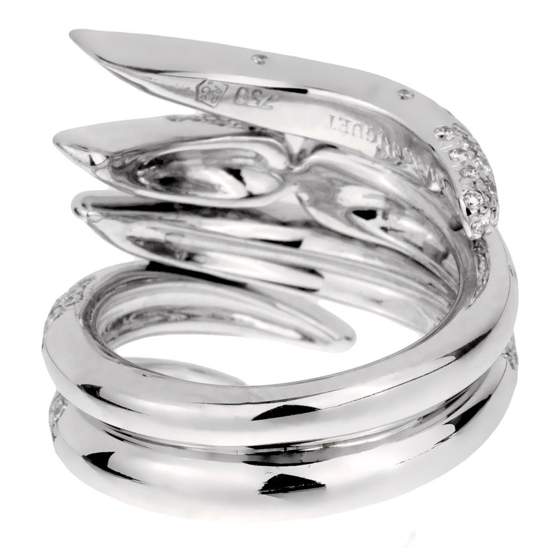 Audemars Piguet Diamond White Gold Cocktail Ring 0001945