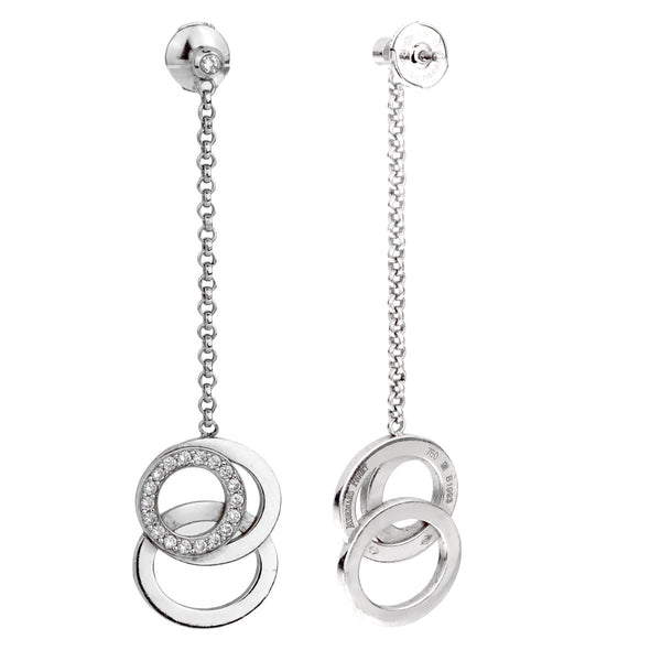 Audemars Piguet Millenary Diamond White Gold Drop Earrings 0001930