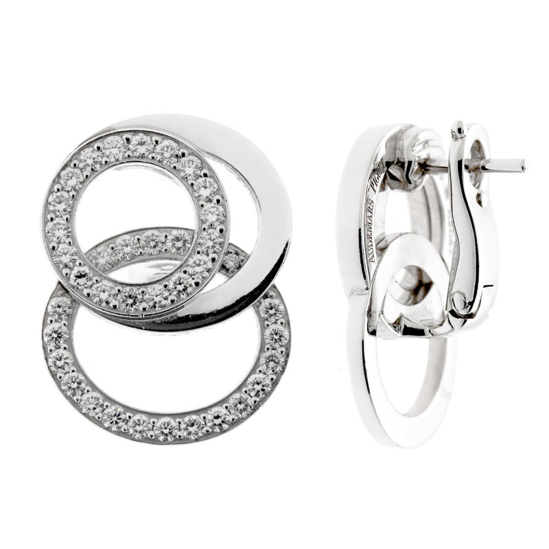 Audemars Piguet Millenary Diamond White Gold Earrings 0000873