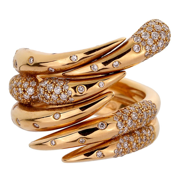 Audemars Piguet Rose Gold Diamond Cocktail Ring 0001929