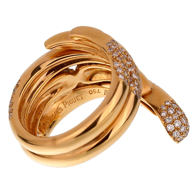 Audemars Piguet Rose Gold Diamond Cocktail Ring 0001929