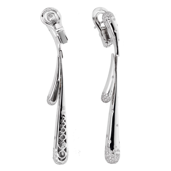 Audemars Piguet White Gold Diamond Drop Earrings 0001962