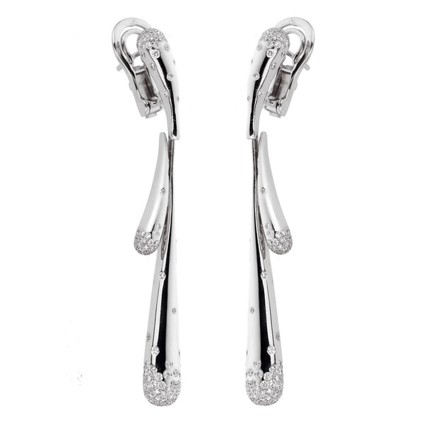 Audemars Piguet White Gold Diamond Drop Earrings 0002000-1