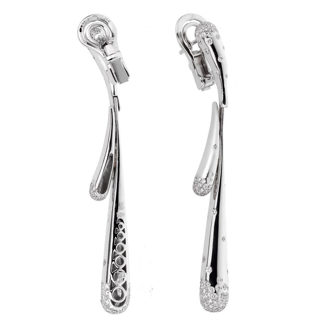 Audemars Piguet White Gold Diamond Drop Earrings 0002000-1