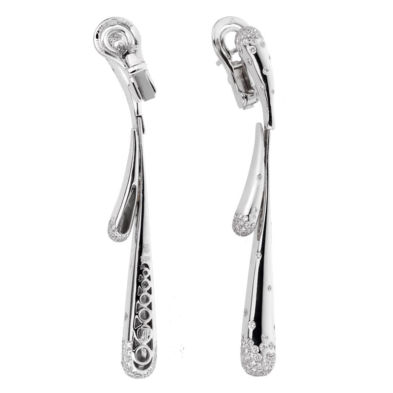 Audemars Piguet White Gold Diamond Drop Earrings 0002000-1