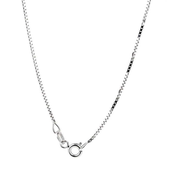 Banco Oro Diamond Line White Gold Necklace 0000978