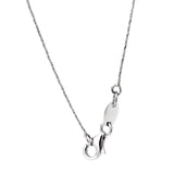 Banco Oro Diamond Line White Gold Necklace 0000979