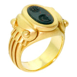 Barry Kieselstein Cord Gold Bloodstone Ring KSL9594