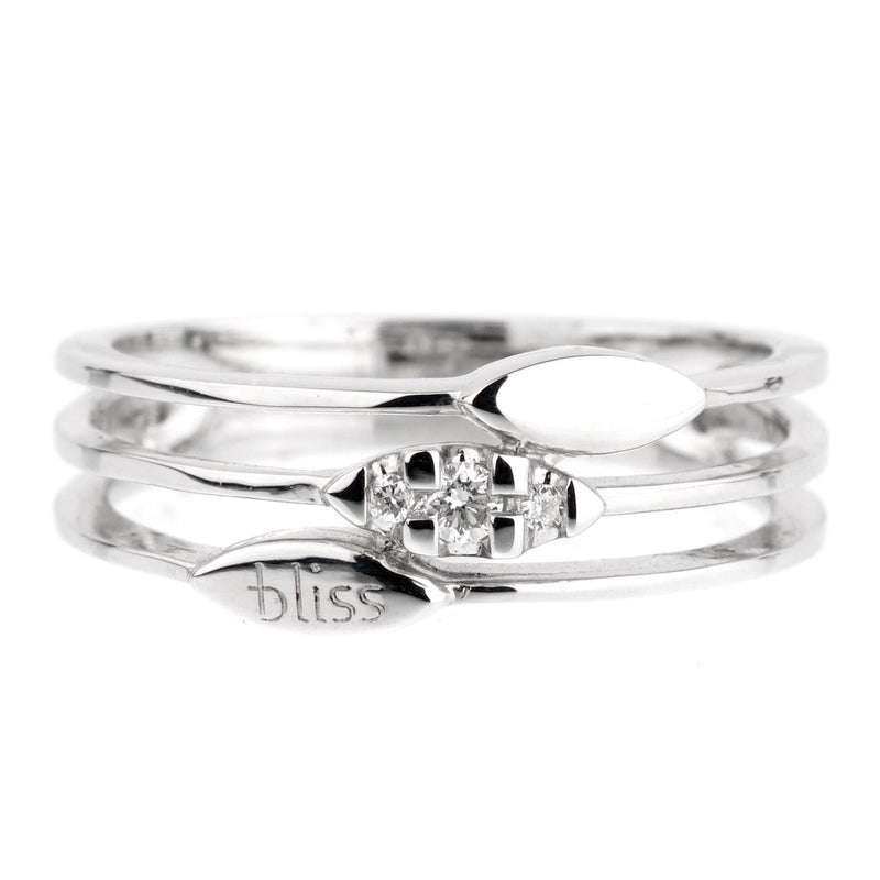 Bliss Diamond White Gold Ring 0000997