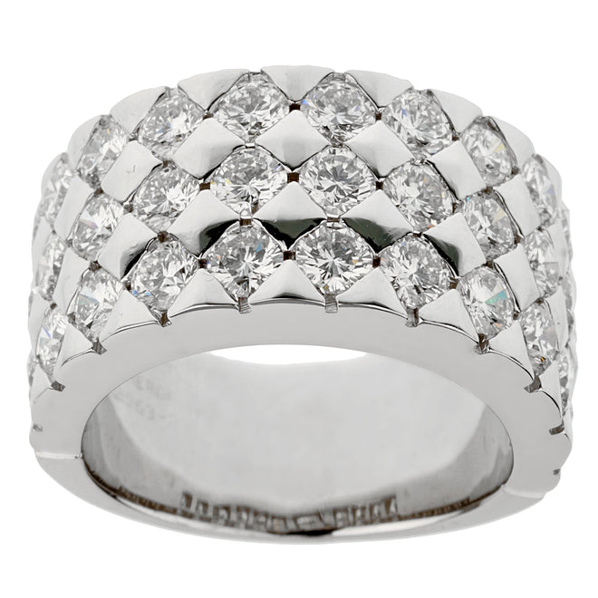 Boucheron Diamond White Gold Band Ring 1bl93634sz