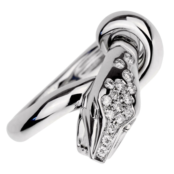 Boucheron Kaa Diamond Snake White Gold Ring 0001871