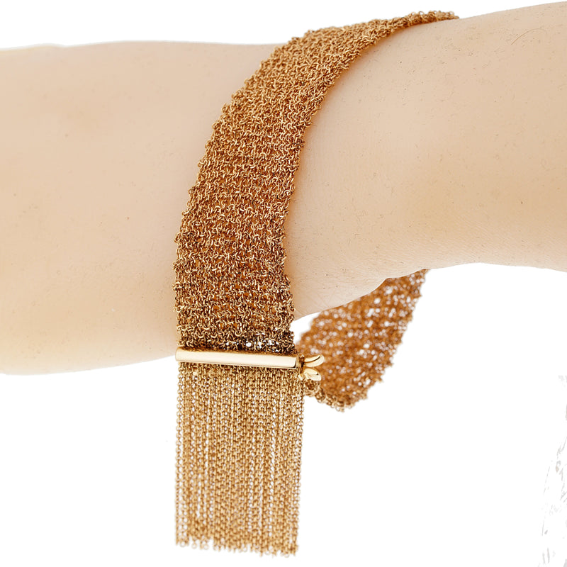 Boucheron Scarf Rose Gold Chain Link Bracelet 0003095
