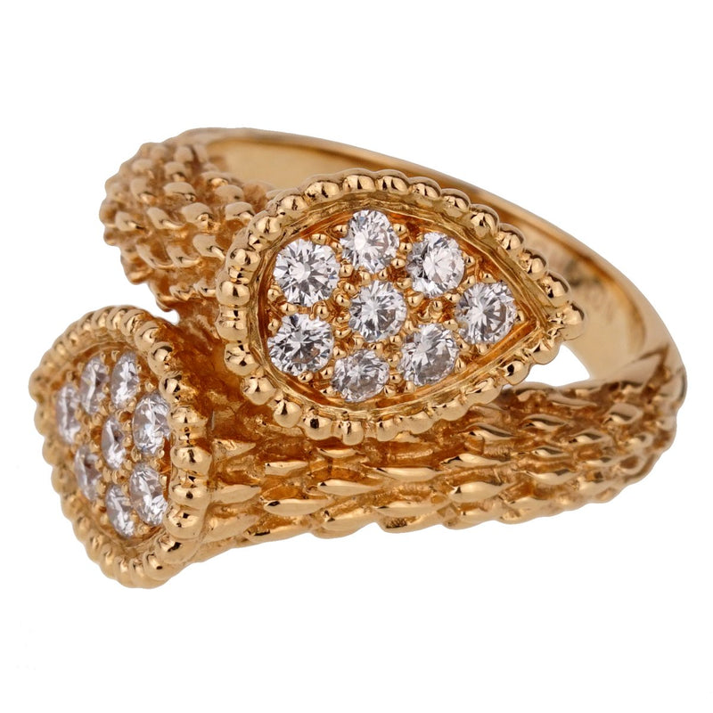Boucheron Serpent Boheme Toi et Moi Diamond Gold Ring 0001060