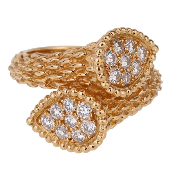 Boucheron Serpent Boheme Toi et Moi Diamond Gold Ring 0001878