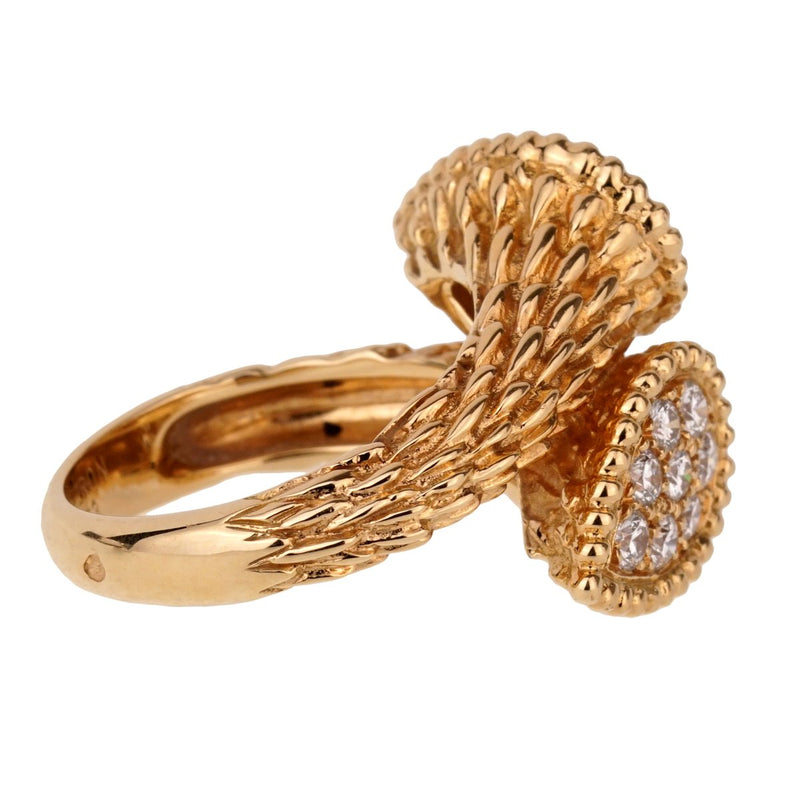 Boucheron Serpent Boheme Toi et Moi Diamond Gold Ring 0001878
