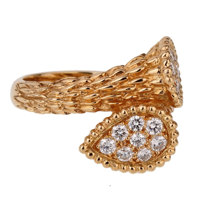 Boucheron Serpent Boheme Toi et Moi Diamond Gold Ring 0002164