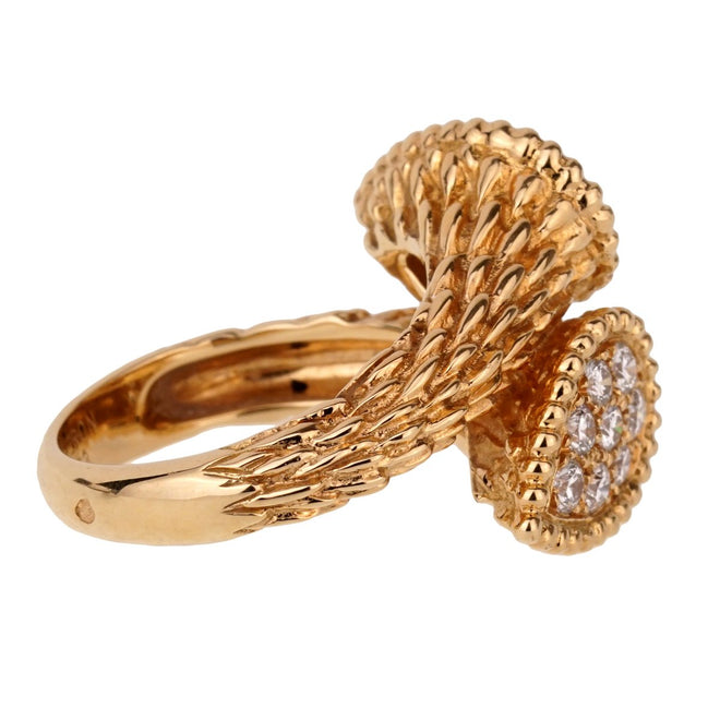 Boucheron Serpent Boheme Toi et Moi Diamond Gold Ring 0002164