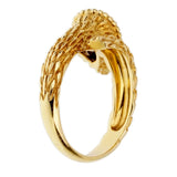 Boucheron Serpent Boheme Yellow Gold Diamond Ring 0001868