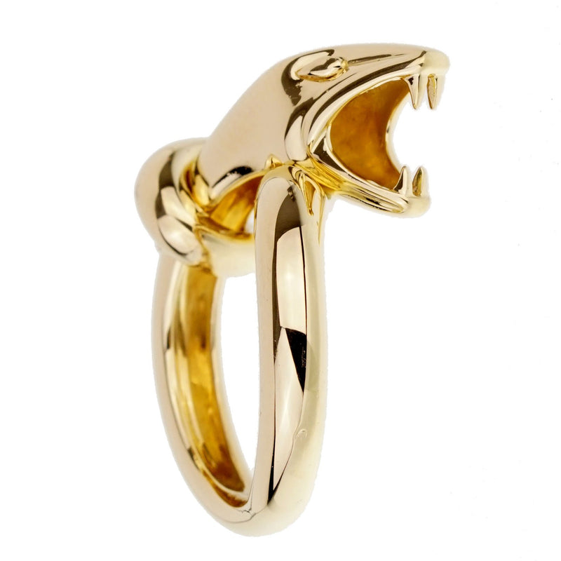 Boucheron Snake Kaa Yellow Gold Ring 0001883