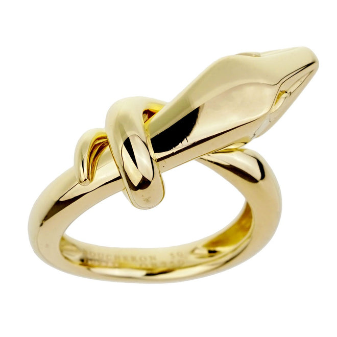 Boucheron Snake Kaa Yellow Gold Ring 0001883