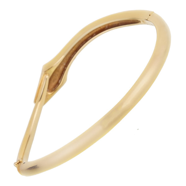 Boucheron Snake Vintage Yellow Gold Bangle Bracelet 0001777