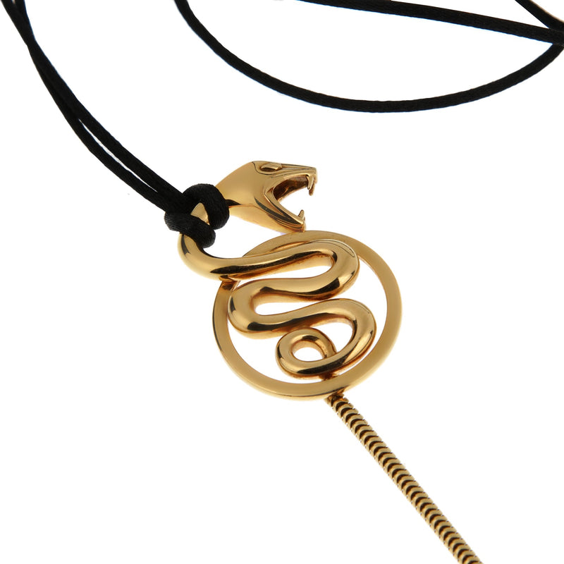 Boucheron Snake Yellow Gold Serpent Necklace 0003243