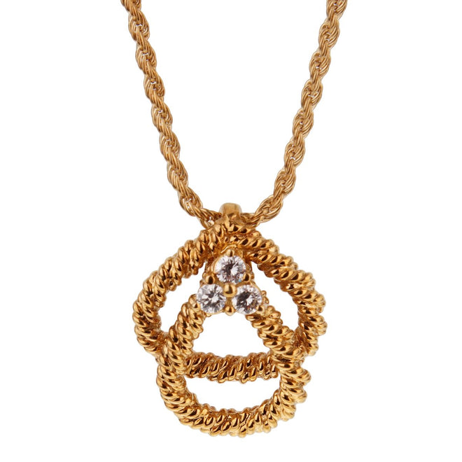 Boucheron Vintage Diamond Gold Necklace 0001774