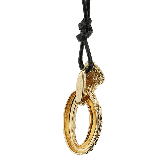 Boucheron Vintage Serpent Boheme Diamond Yellow Gold Necklace 0003356