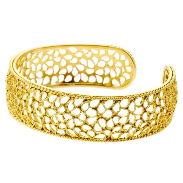 Buccellati Filidoro Gold Bangle Bracelet 0000616