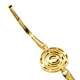 Bulgari Astrale Yellow Gold Bangle Bracelet 0000532