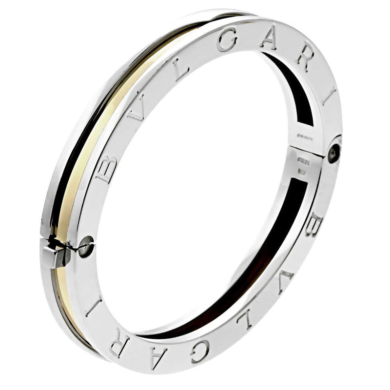 Bulgari B.ZERO1 Gold Stainless Steel Bangle BR851334 BR851334