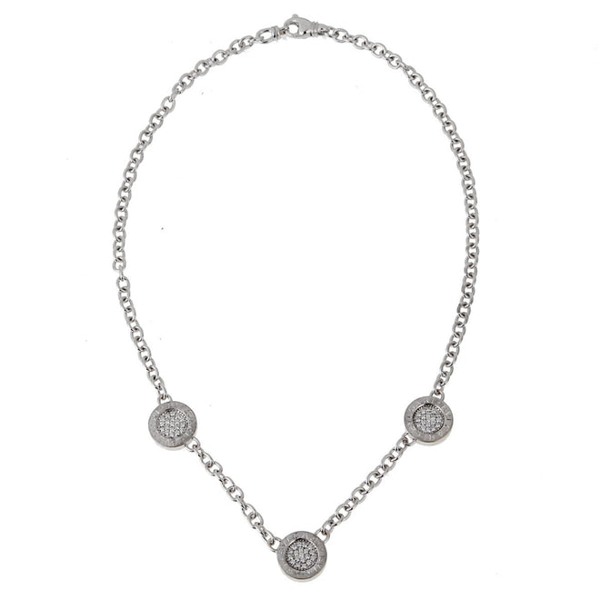 Bulgari Bulgari Diamond White Gold Necklace 0001086