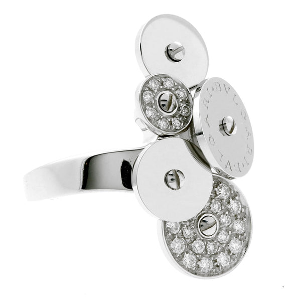 Bulgari Cicladi Diamond White Gold Ring 0000171