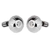 Bulgari Diamond White Gold Cufflinks 0001083-1