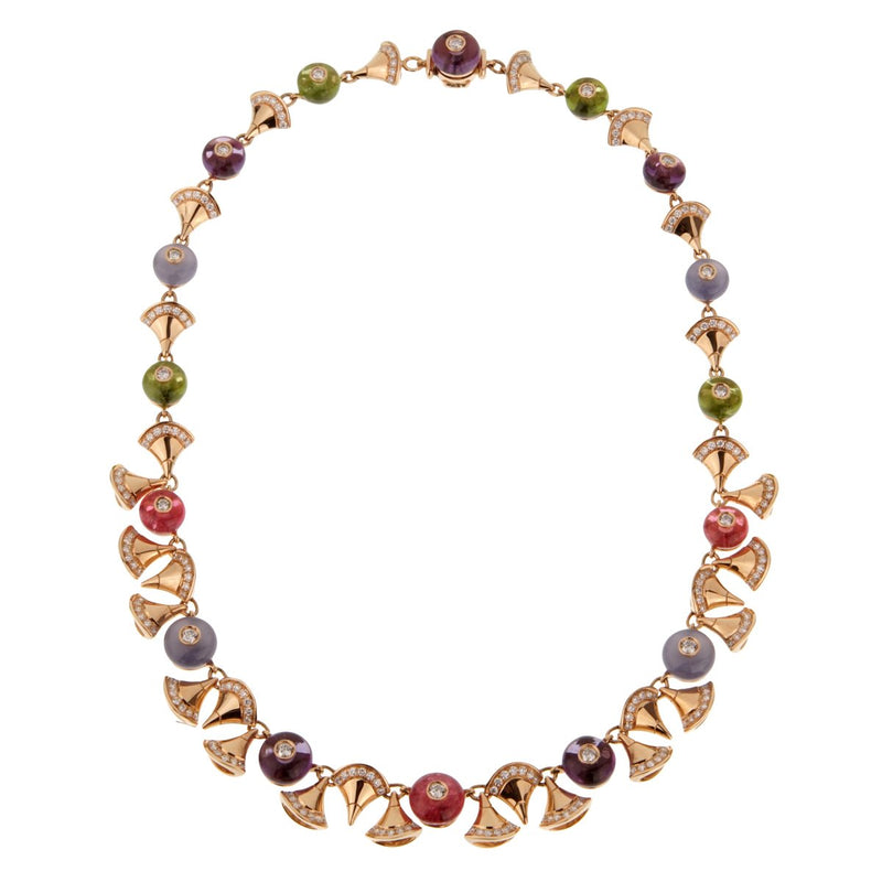 Bvlgari Diva's Dream Mother-of-Pearl Necklace with Diamond and Rubies -  ShopStyle