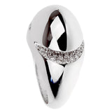 Bulgari Dome Diamond White Gold Ring 0001849